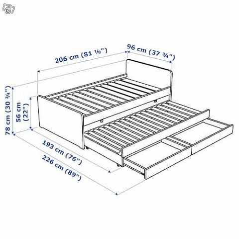image of Ikea Barnsäng/Gästsäng Sl - 