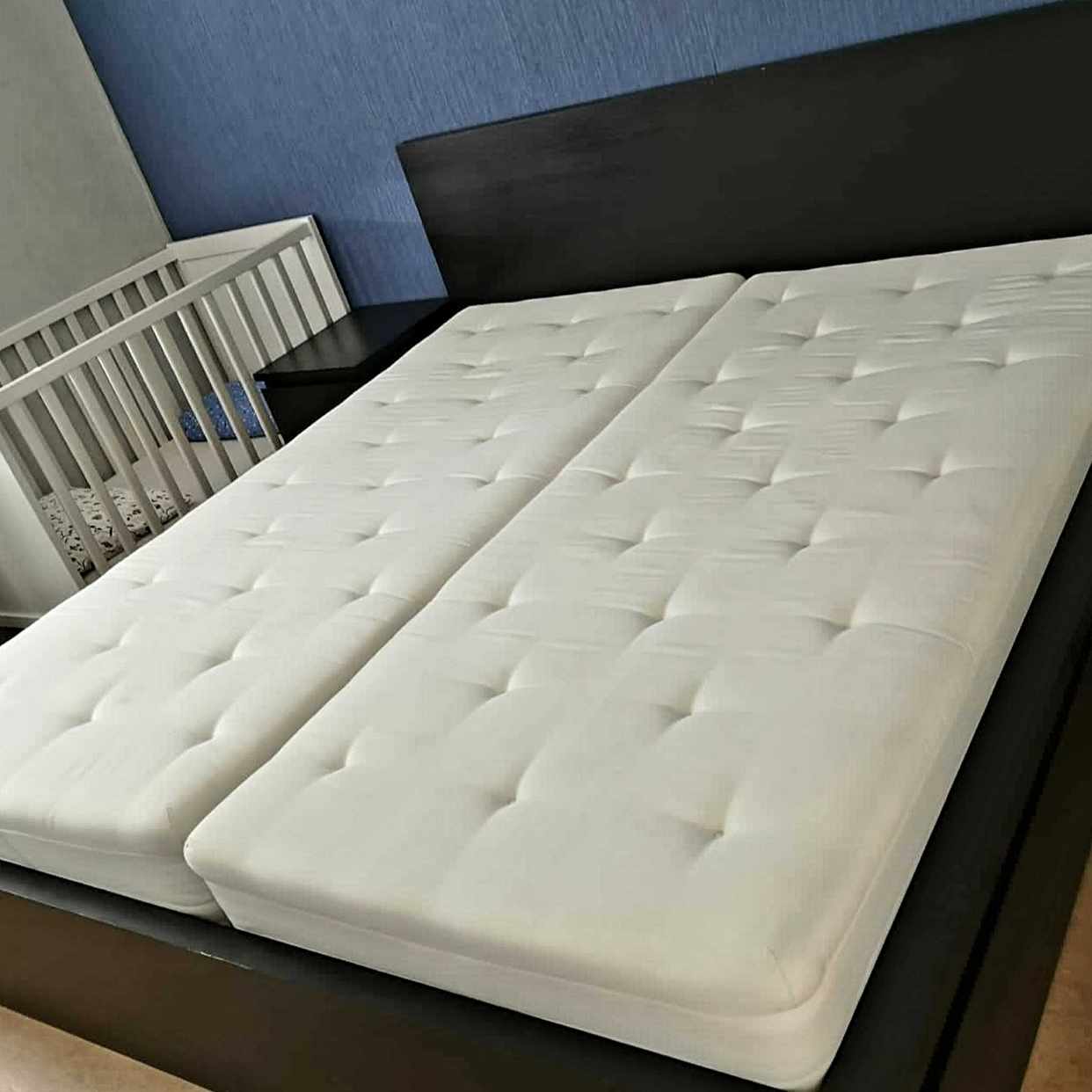 image of Ikea Malm & mattress - Sundbyberg