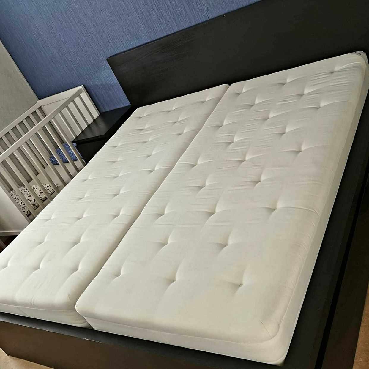 image of Ikea Malm & mattress - Sundbyberg