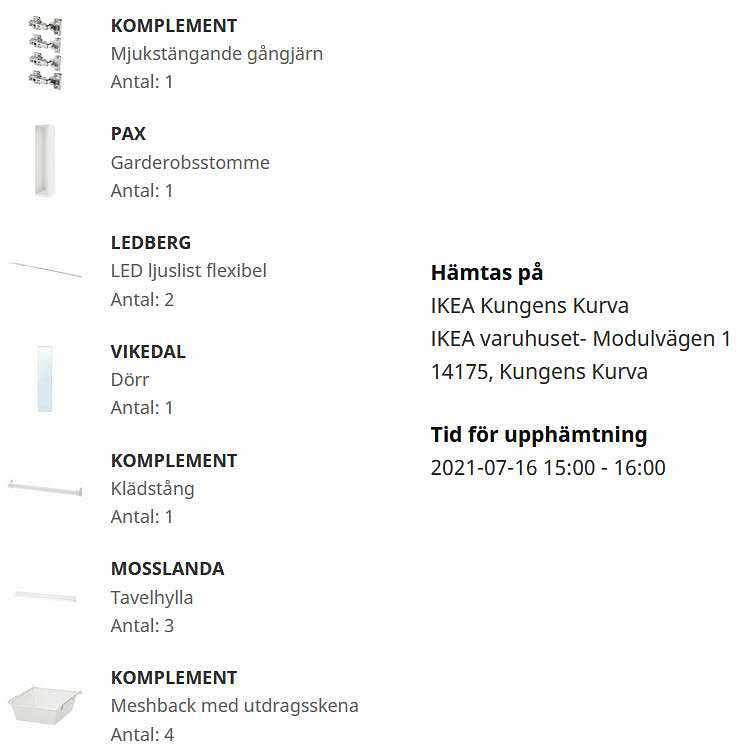 image of Ikea pick up - 