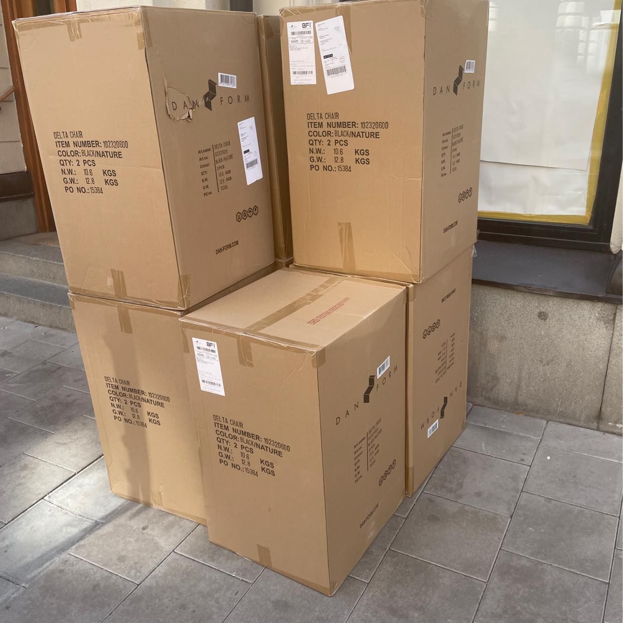 image of Being boxes 1 floor up - 