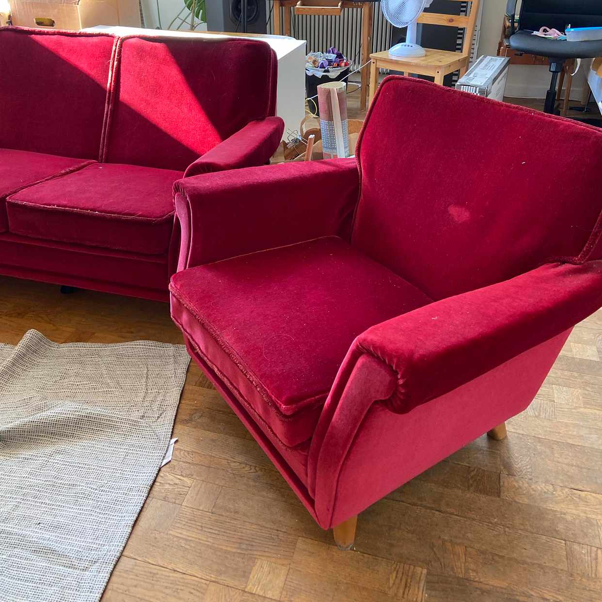 image of Soffa och fåtölj - 