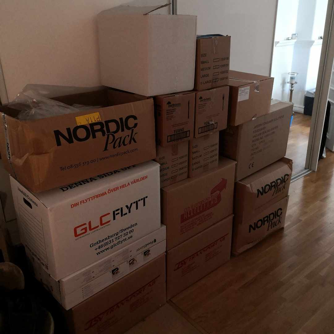 image of Flytt av kartonger  - 