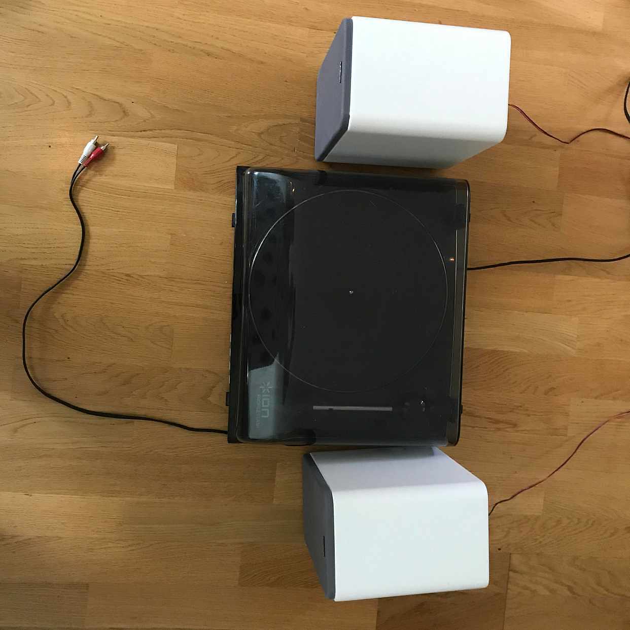 image of LP-spelare och högtalare - 