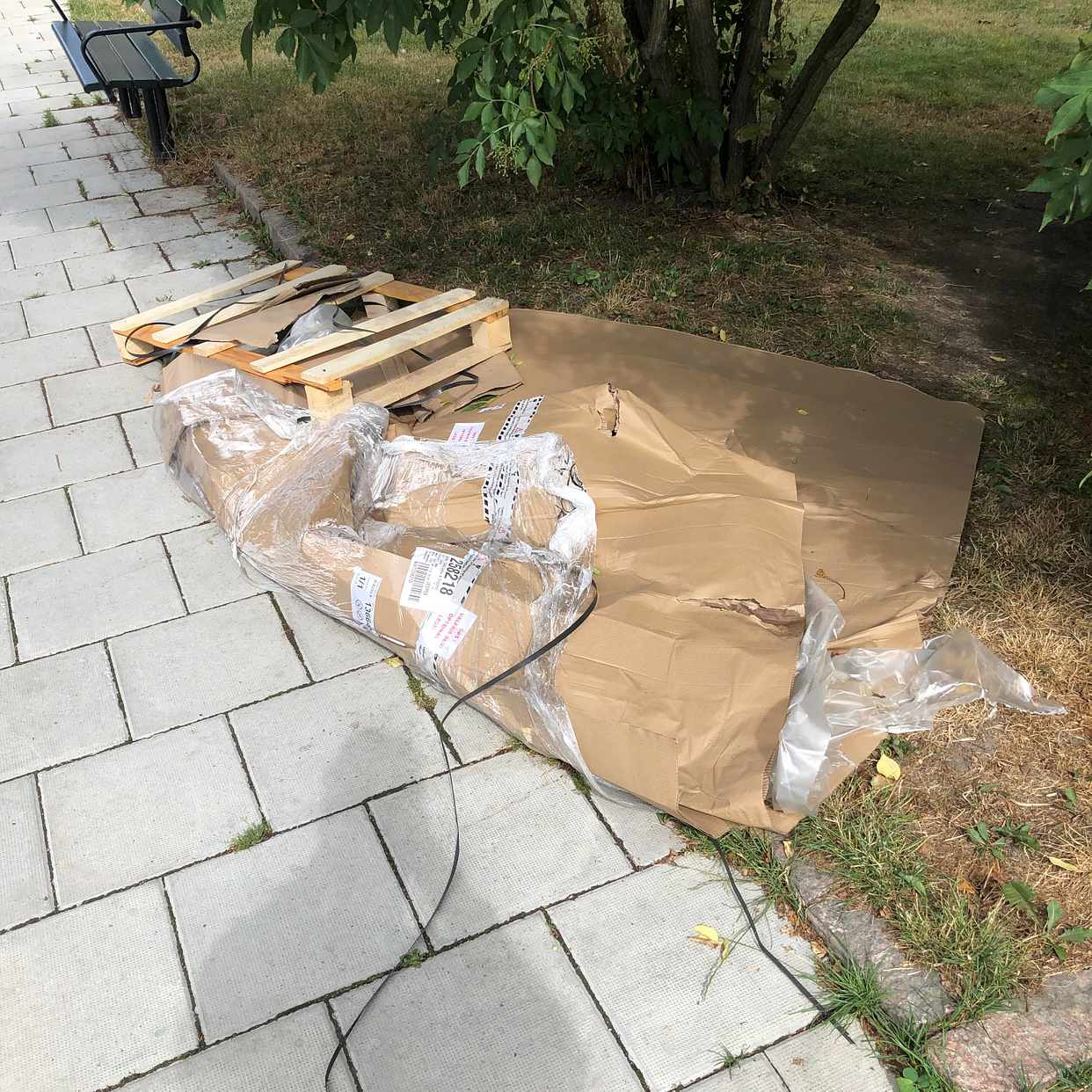image of Lite papp och trä - Stockholm