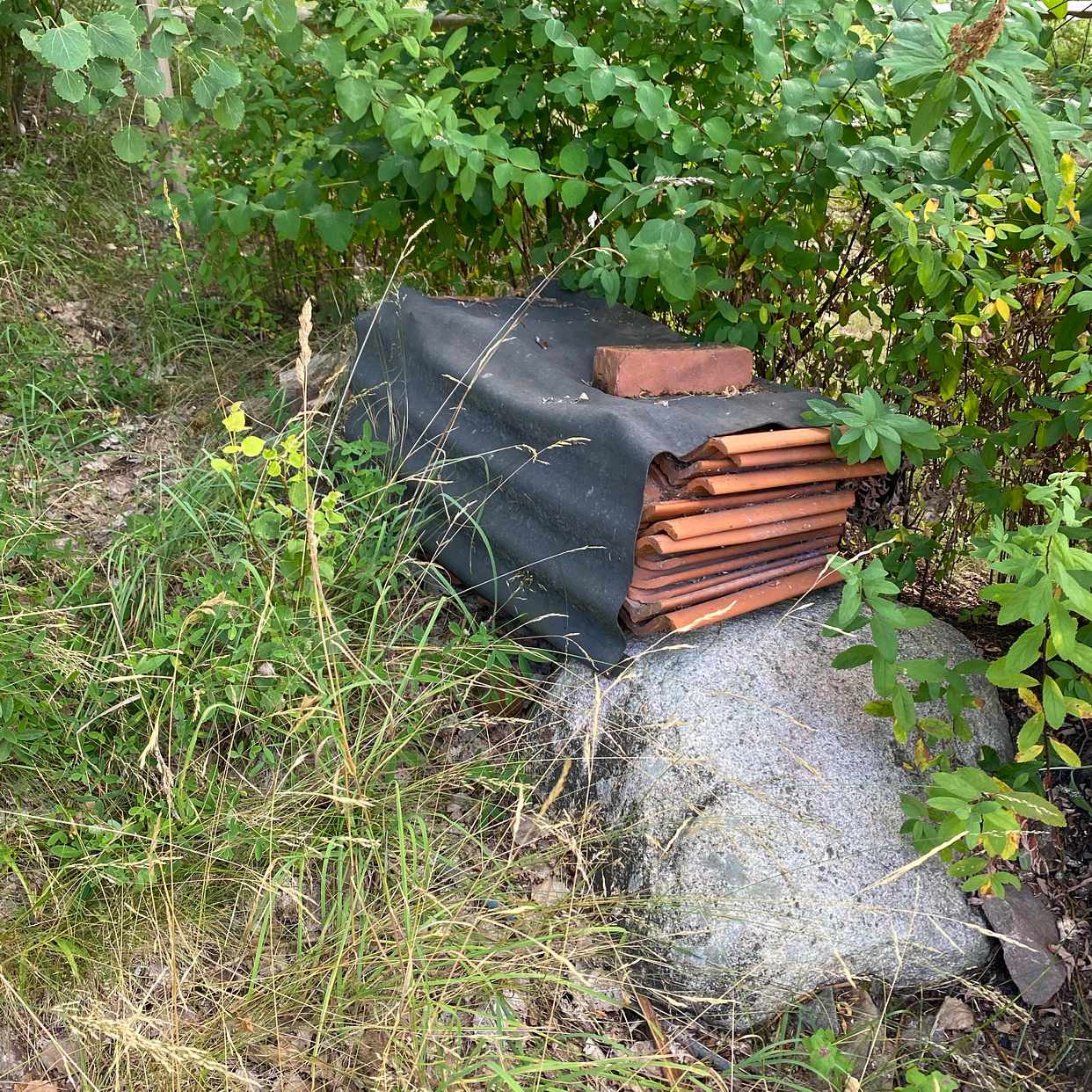 image of Tung trätrappa plus leca - Lidingö