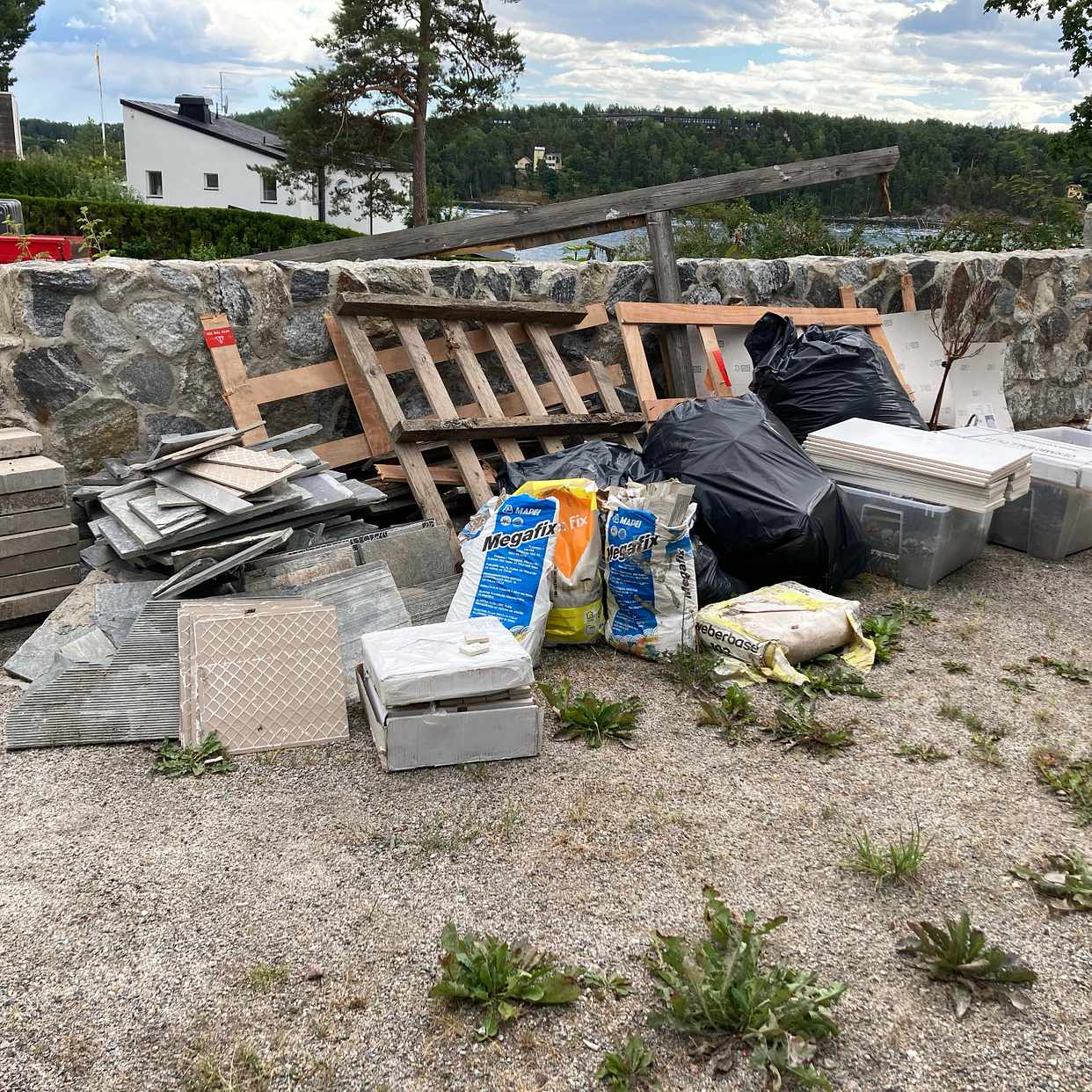 image of Construction waste remove - Lidingö