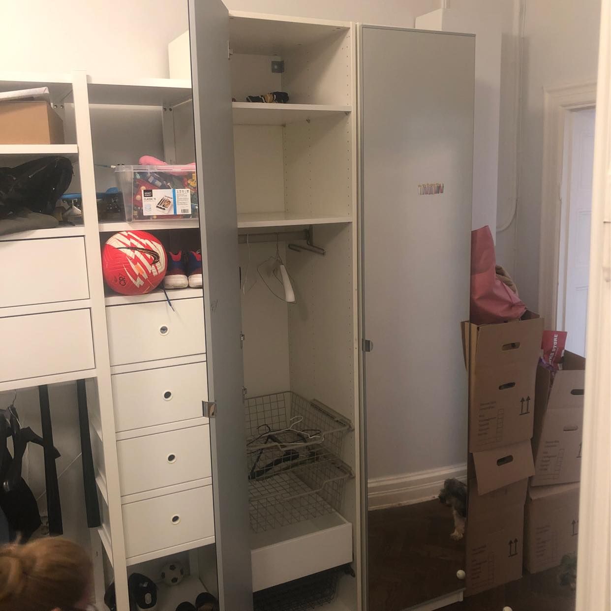 image of Ikea garderob - Stockholm