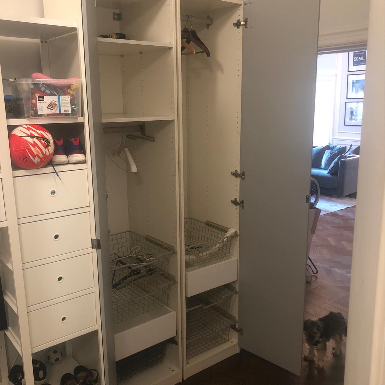 image of Ikea garderob - Stockholm