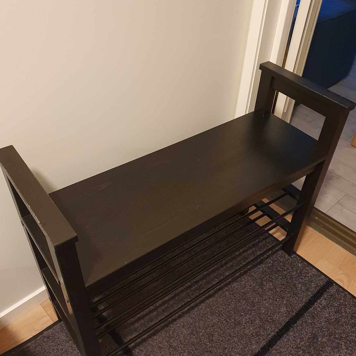 image of Shoe rack with seat - Täby