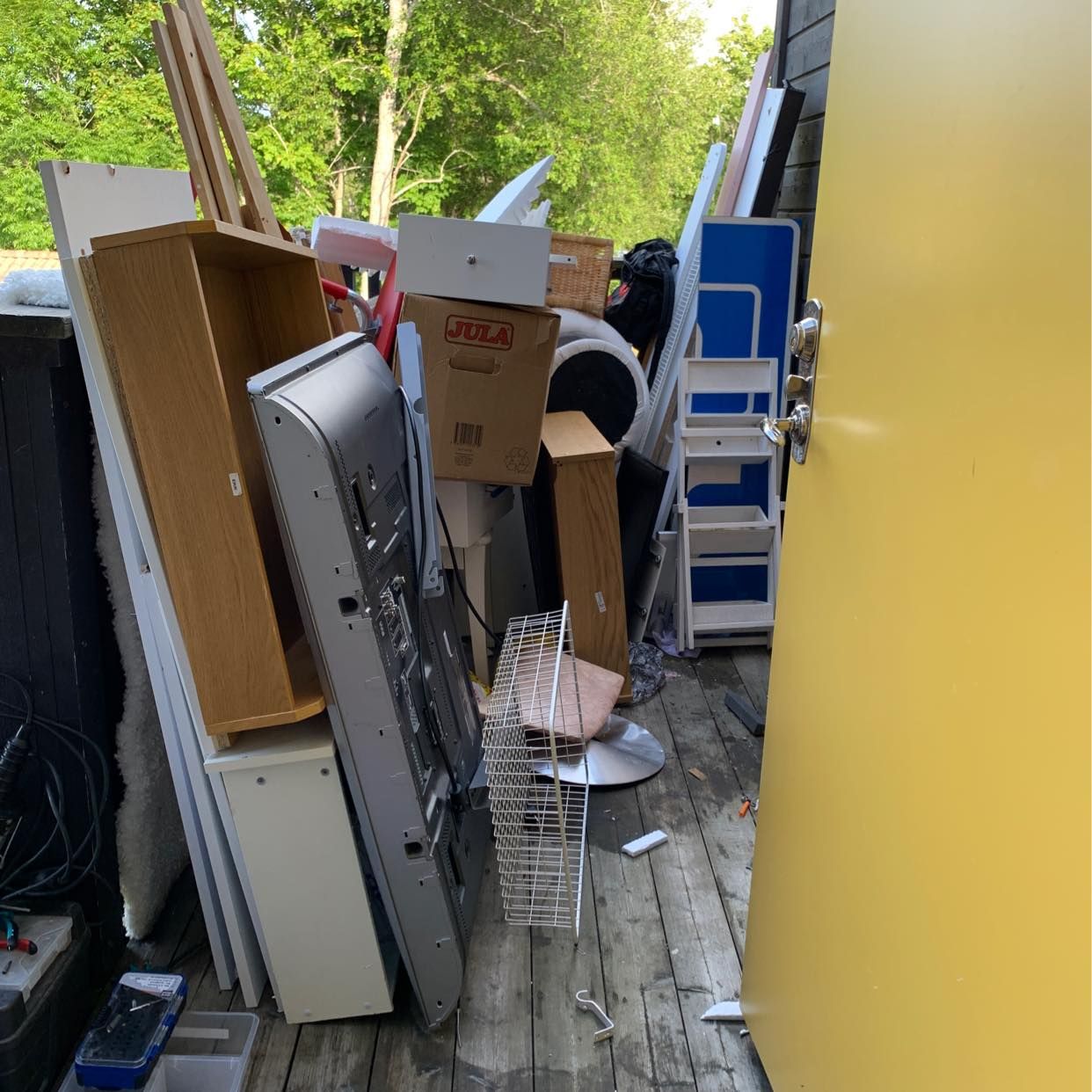 image of Bortforsling till tippen. - Åkersberga