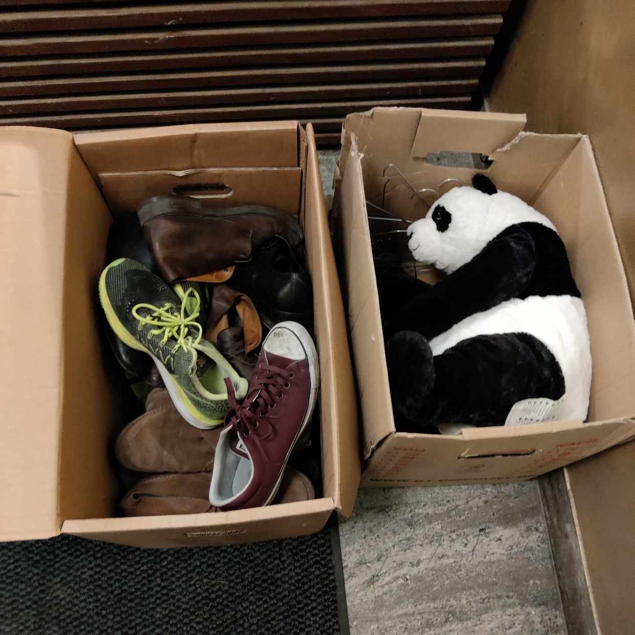 image of Box or shoes and panda - Stockholm