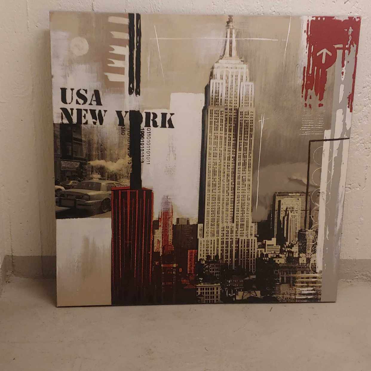 image of Stor canvas tavla - Bandhagen
