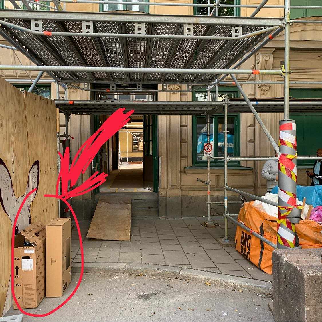 image of Empty packaging - Stockholm City