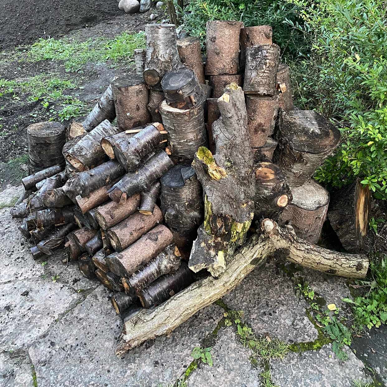 image of Vedkubbar att köra bort - Bromma