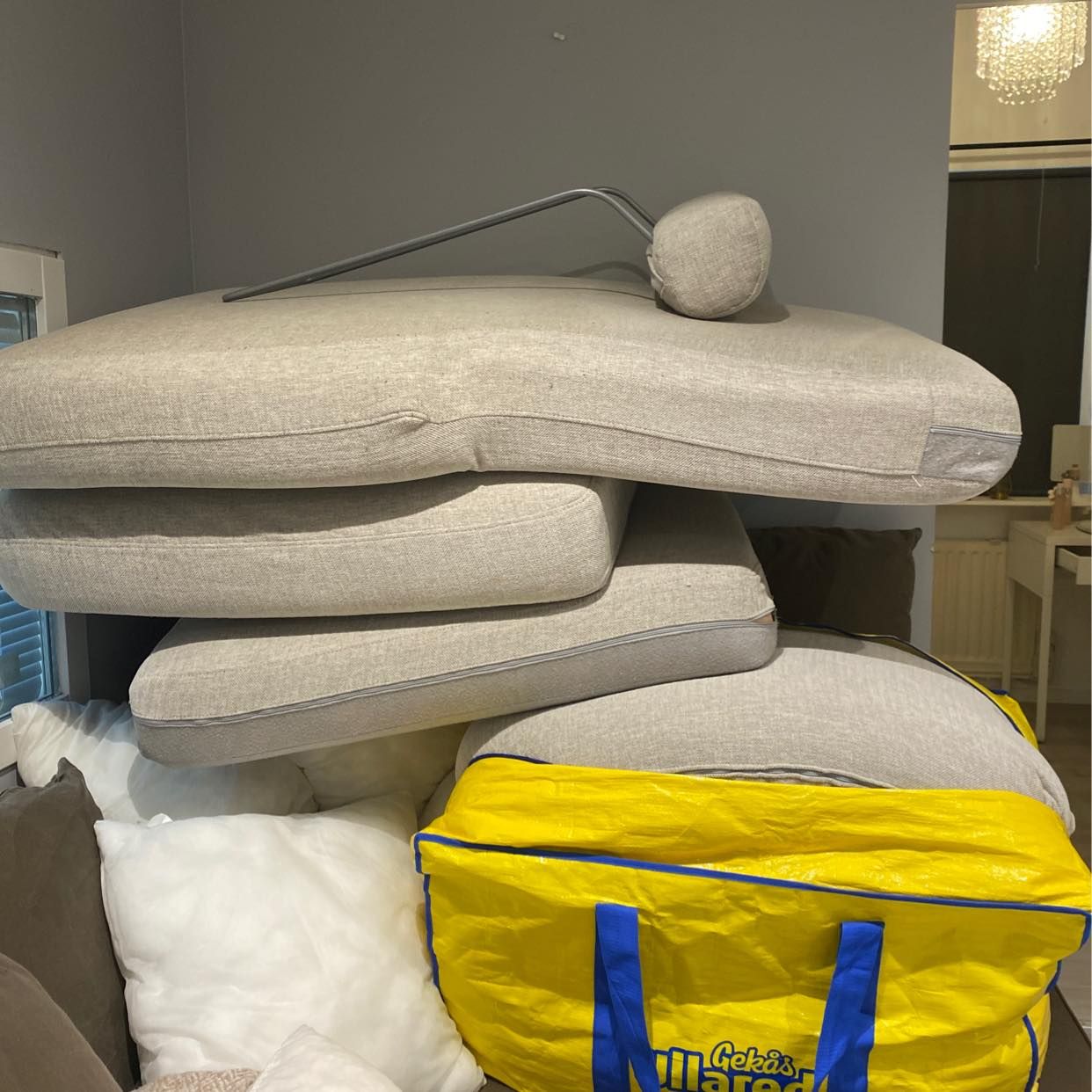 image of Soffa med divan - Farsta