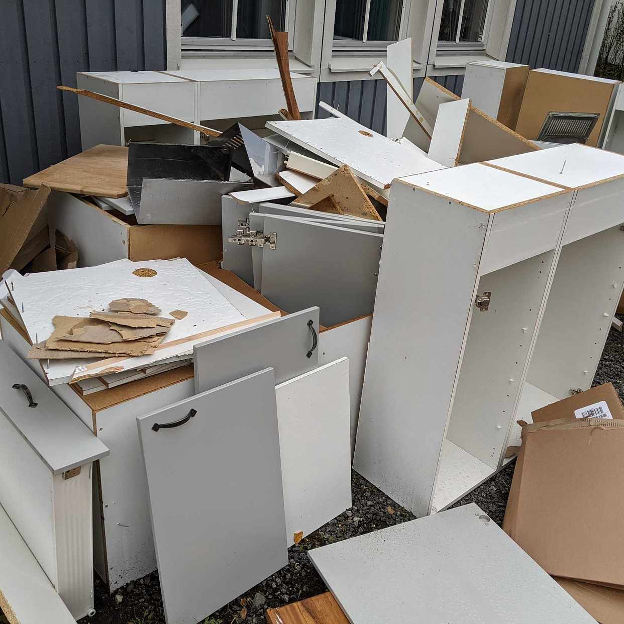 image of Cardboards,Kitchen waste - Haninge