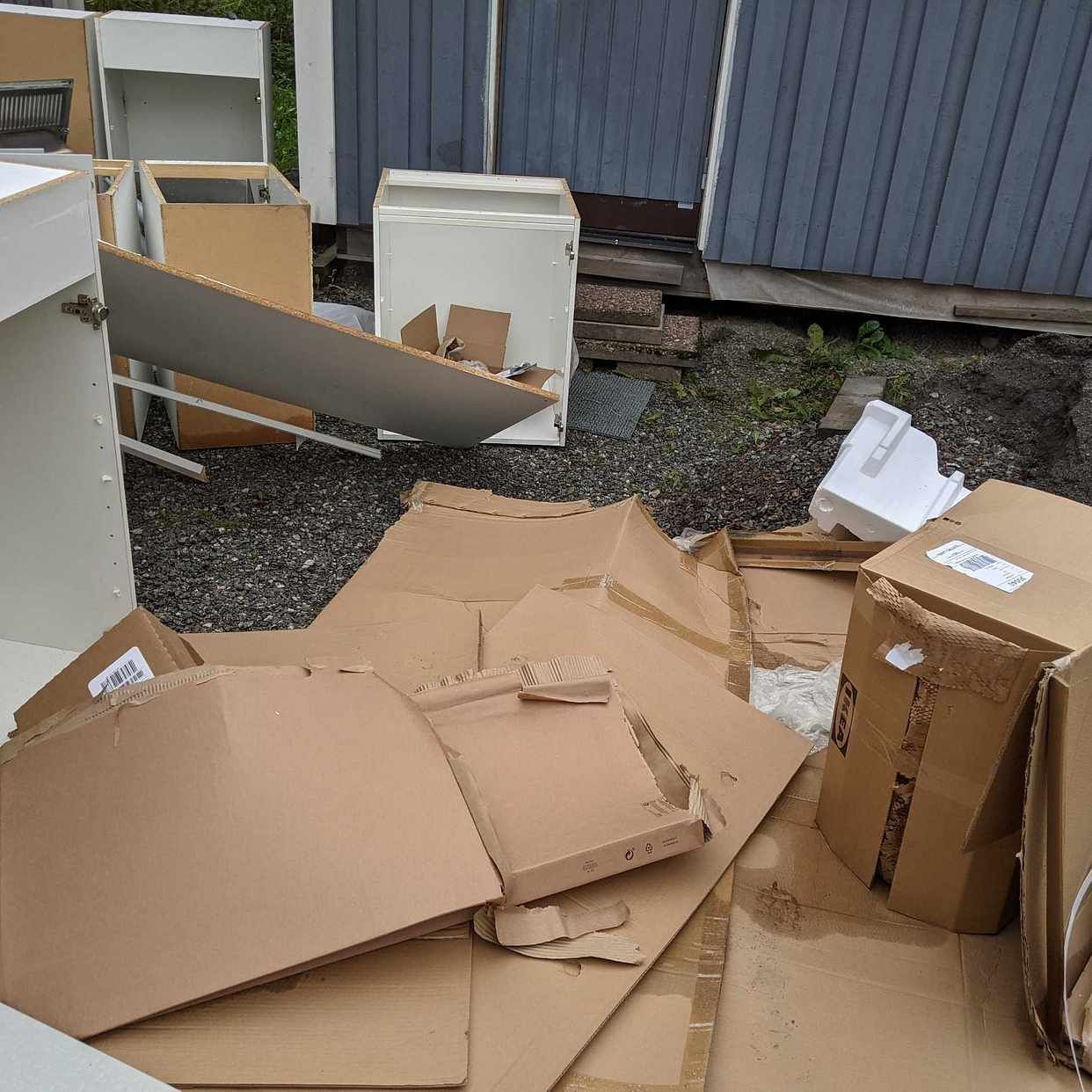image of Cardboards,Kitchen waste - Haninge