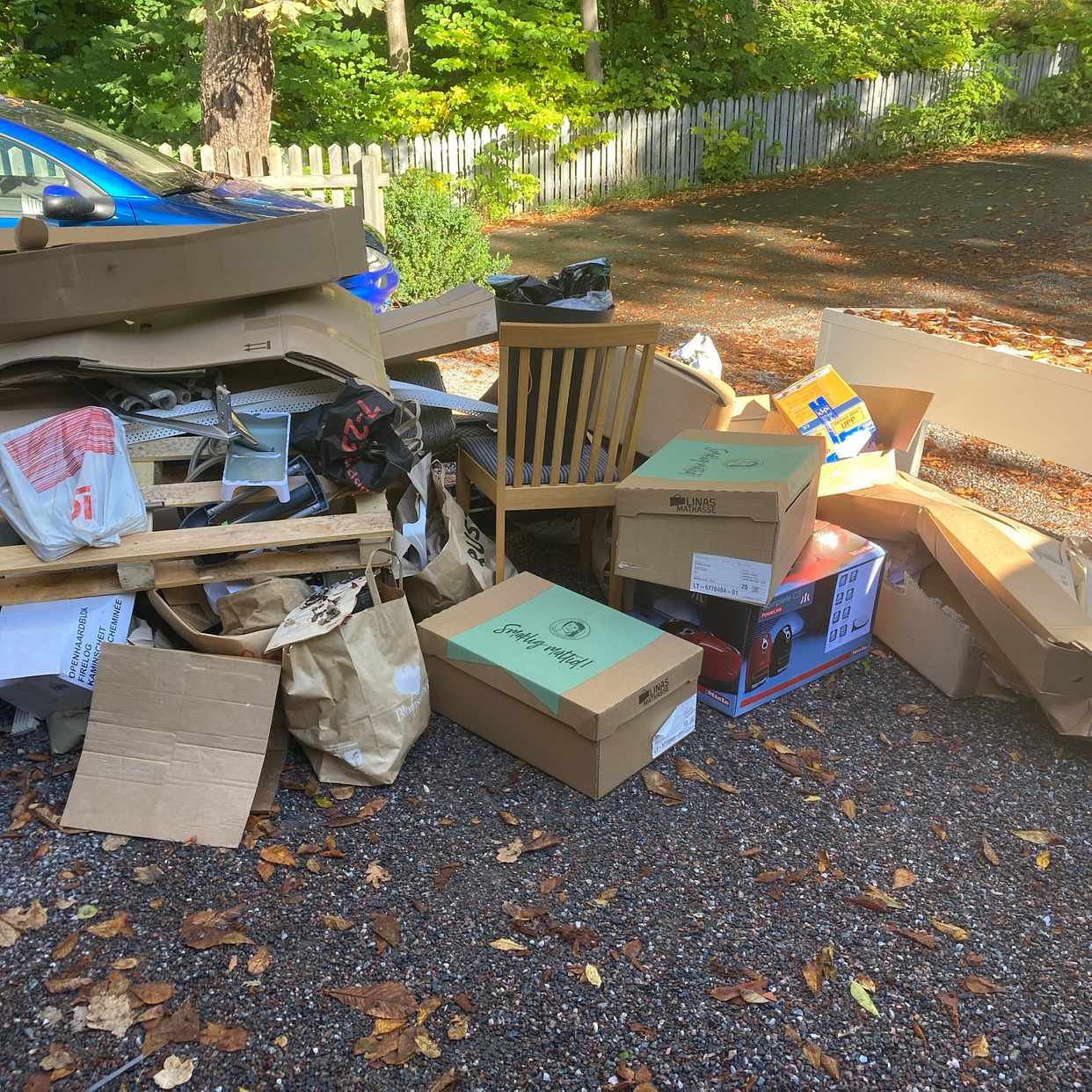 image of Packmaterial, grovsopor - Saltsjö-Boo