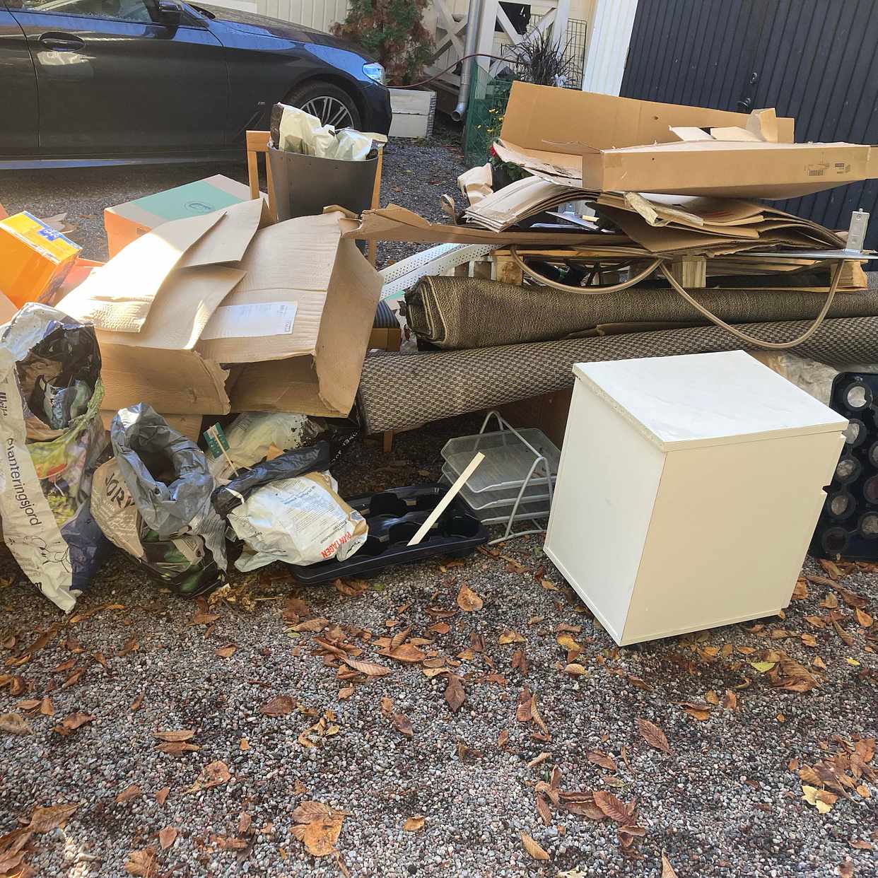 image of Packmaterial, grovsopor - Saltsjö-Boo
