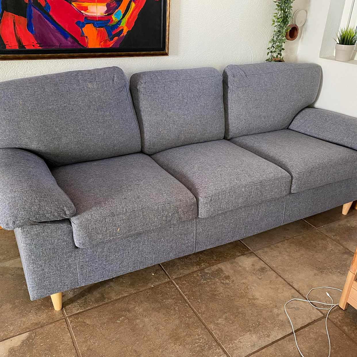 image of En tresitsig soffa - Sjöbo