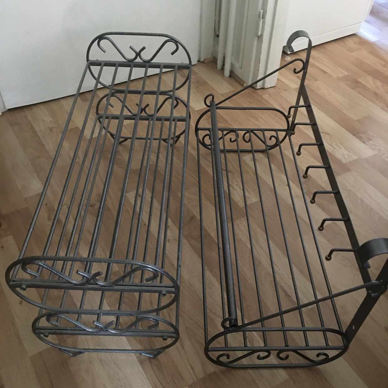 image of Metal shoe and coat rack - Bromma
