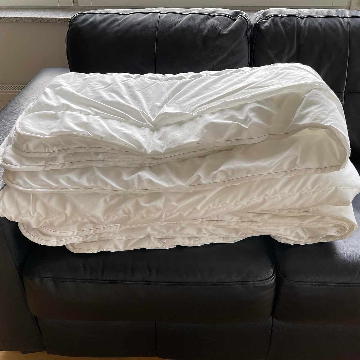 image of 2 st täcken bortskänkes - 