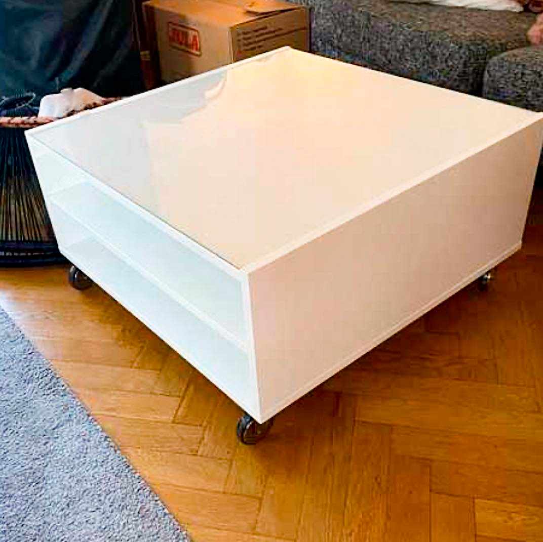 image of spegel matbord soffbord - Bromma