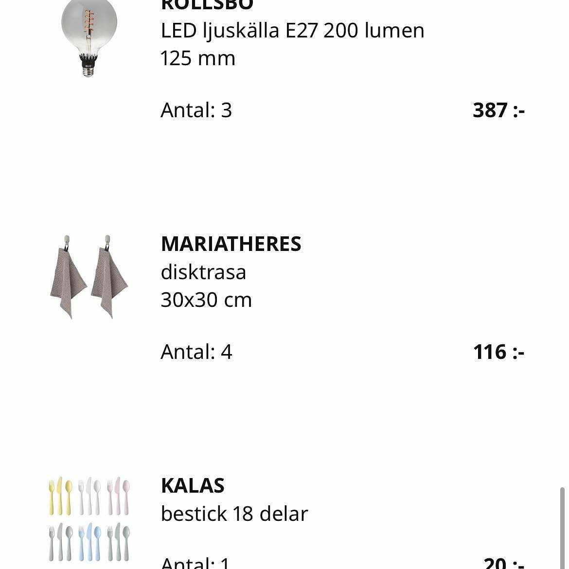 image of Pick up order from IKEA - 