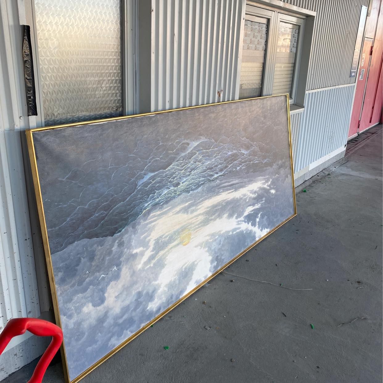 image of Upphämtning av STOR tavla - 