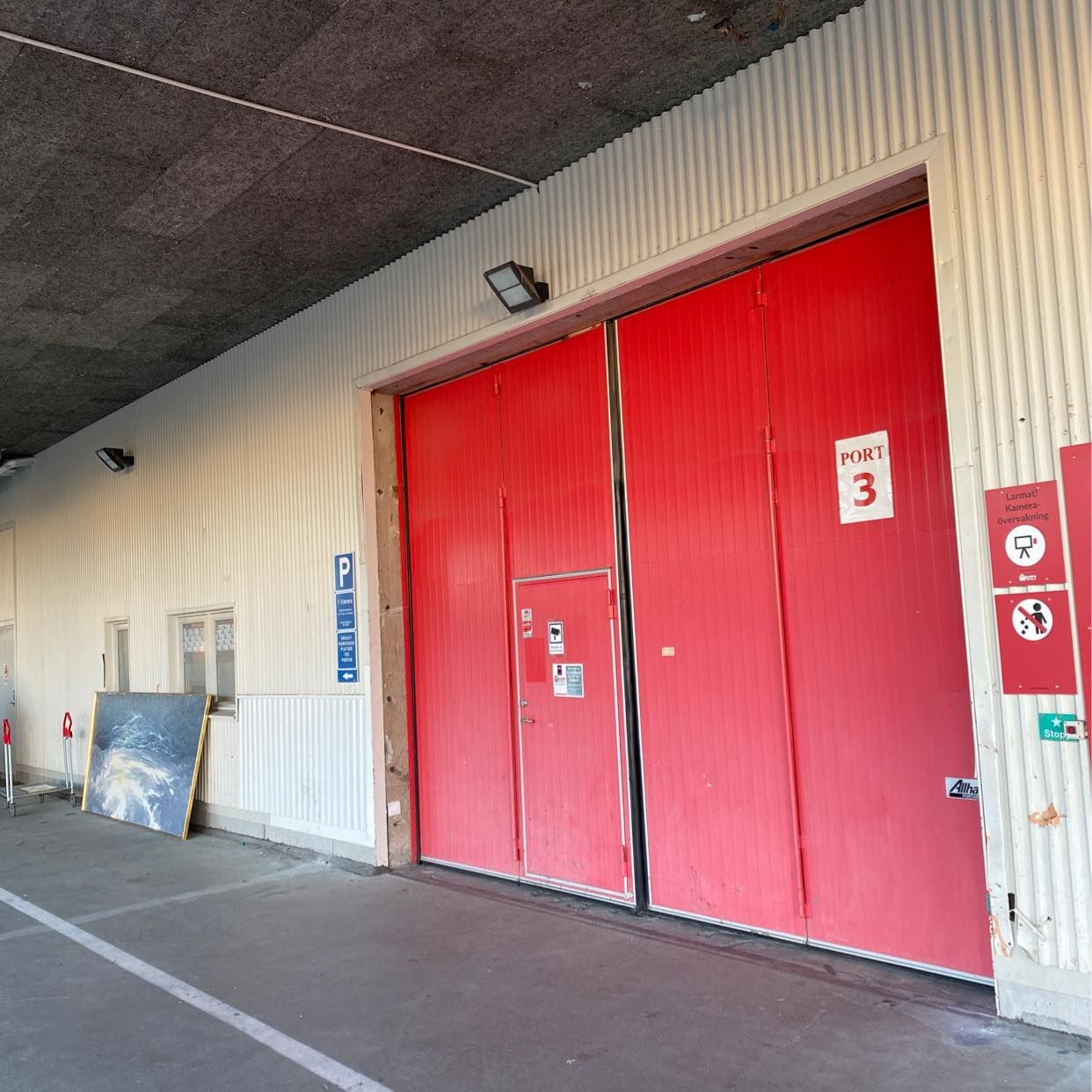 image of Upphämtning av STOR tavla - 