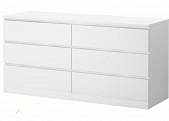 image of Malm byrå 6 lådor - 