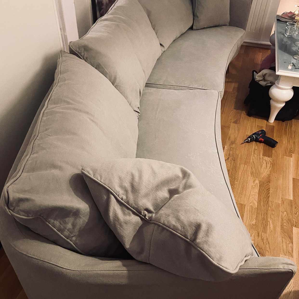 image of Soffa och fotpall - 