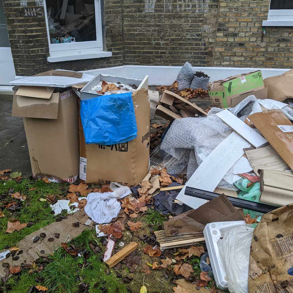 image of Boxes and Builders Waste - London