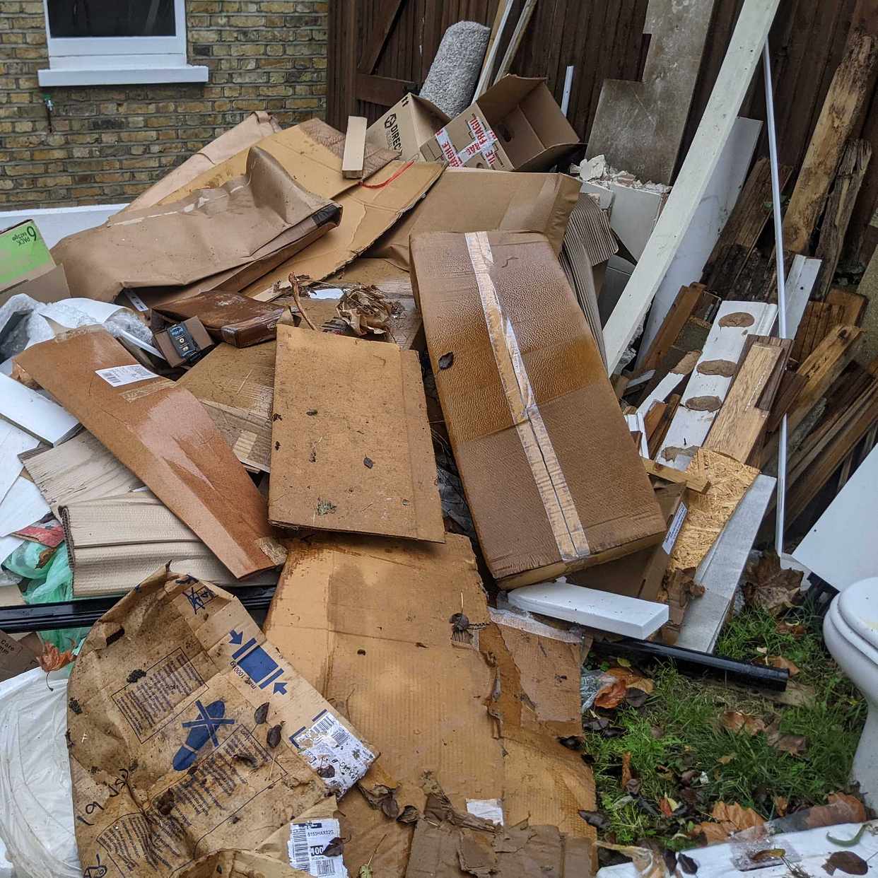 image of Boxes and Builders Waste - London