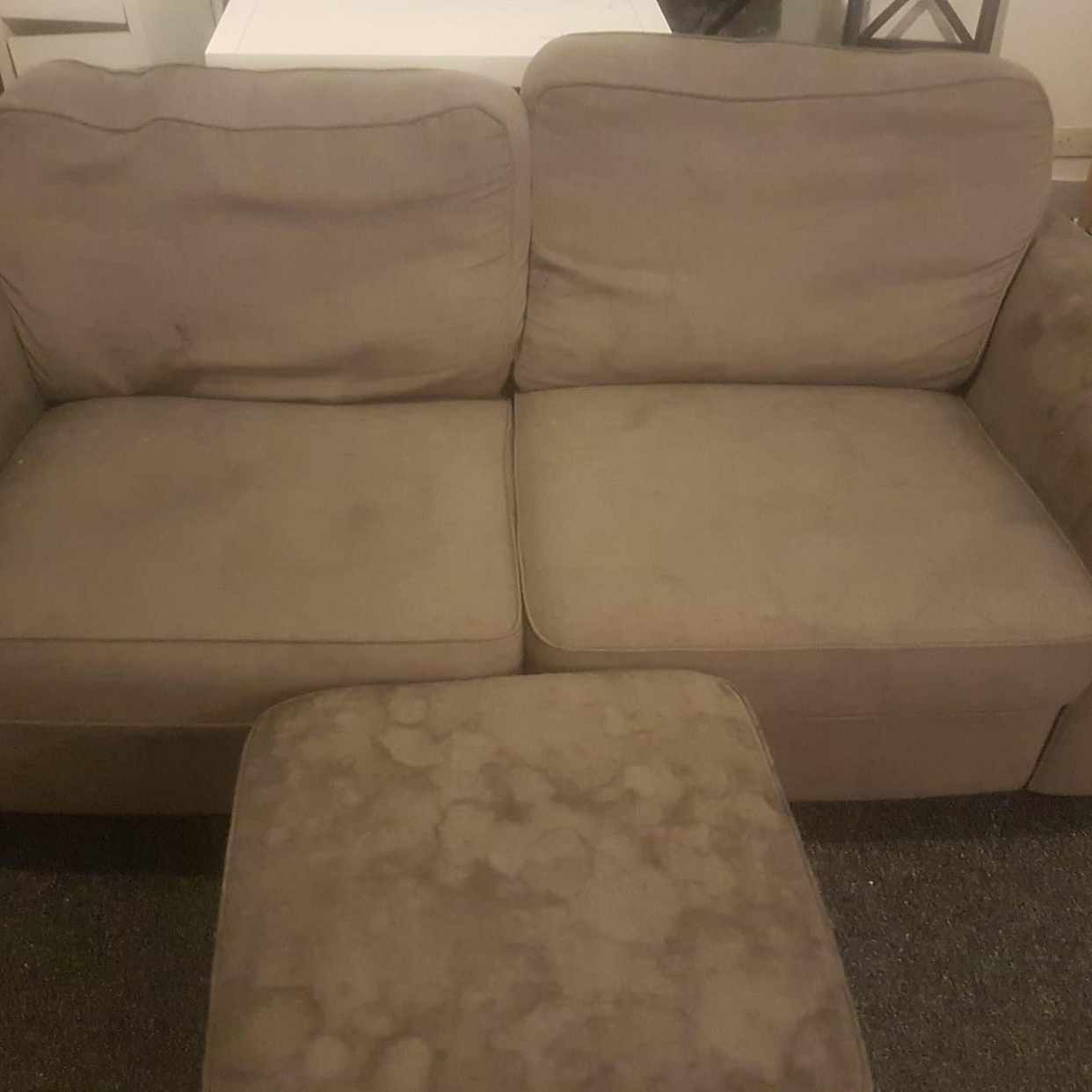 image of Sofa and footstool - London