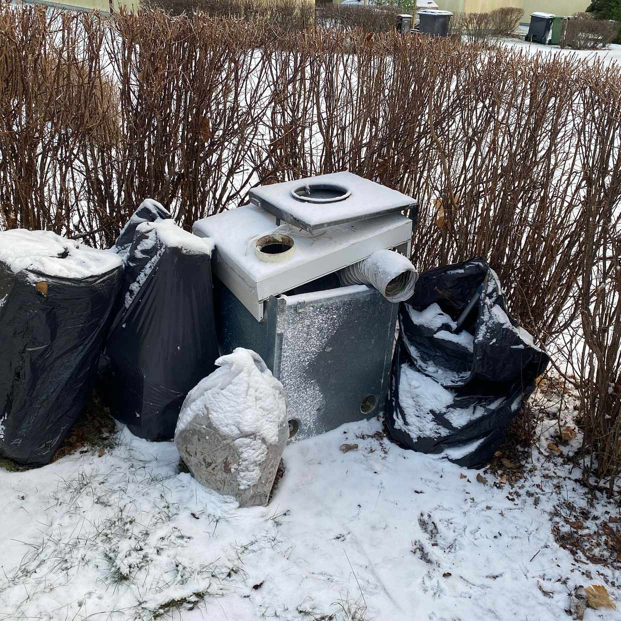 image of Kartonger, elavfall, trä - Järfälla