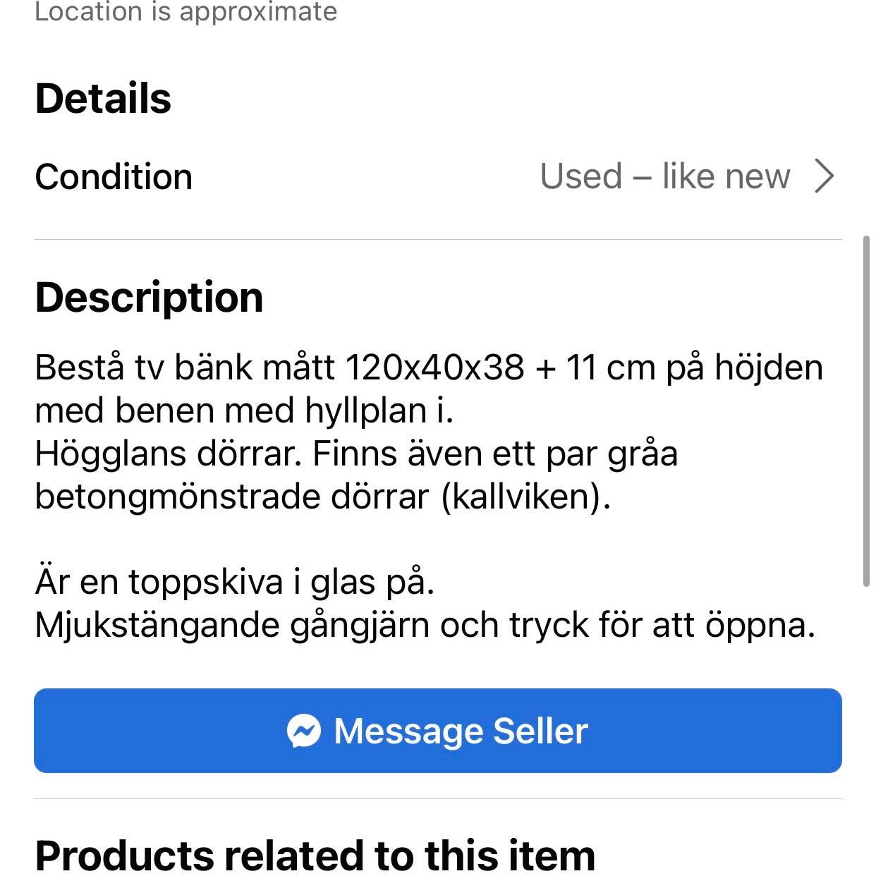 image of Hämta tv-bänk - 
