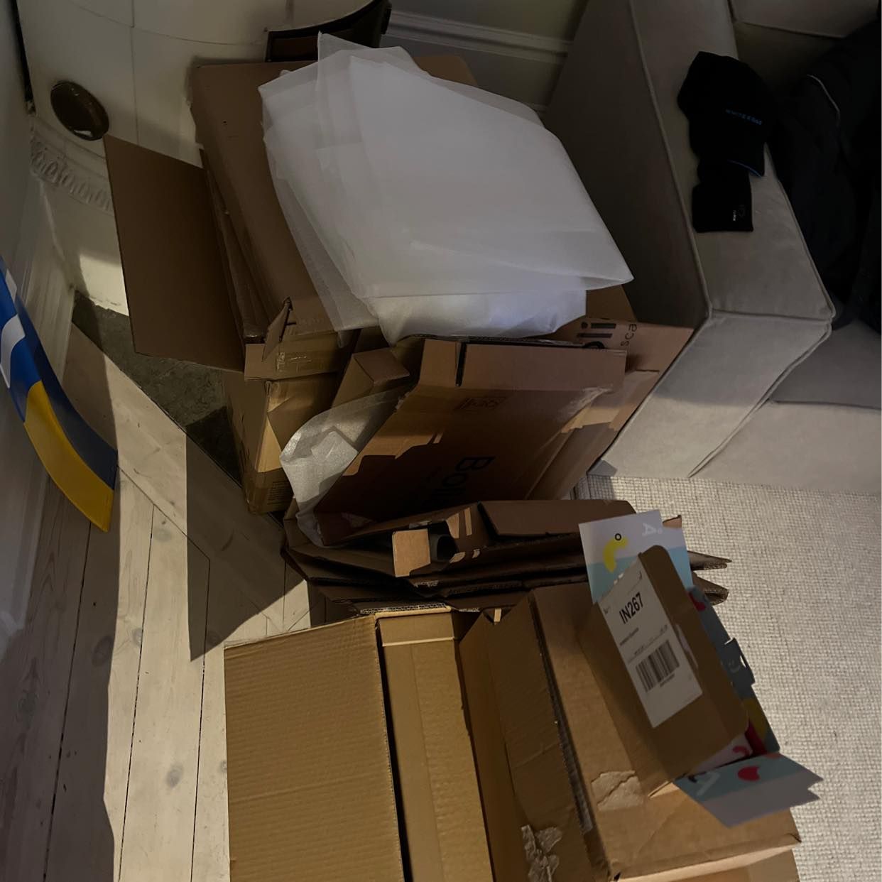 image of Kartong och plast - Stockholms Stad