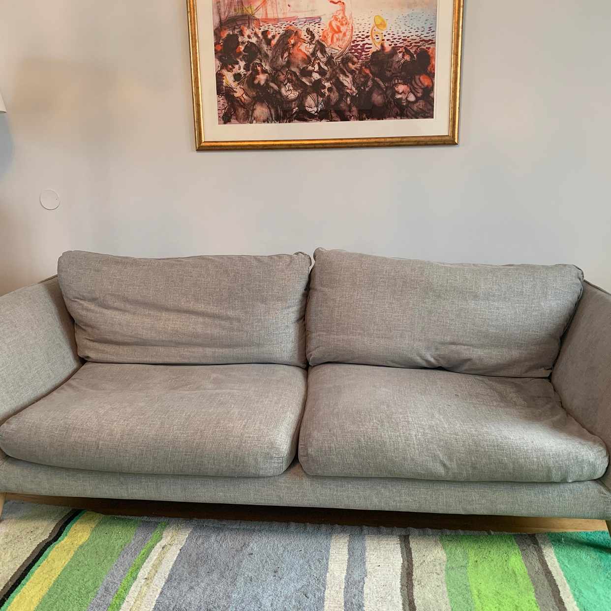 image of Soffa och fotpall - Segersäng