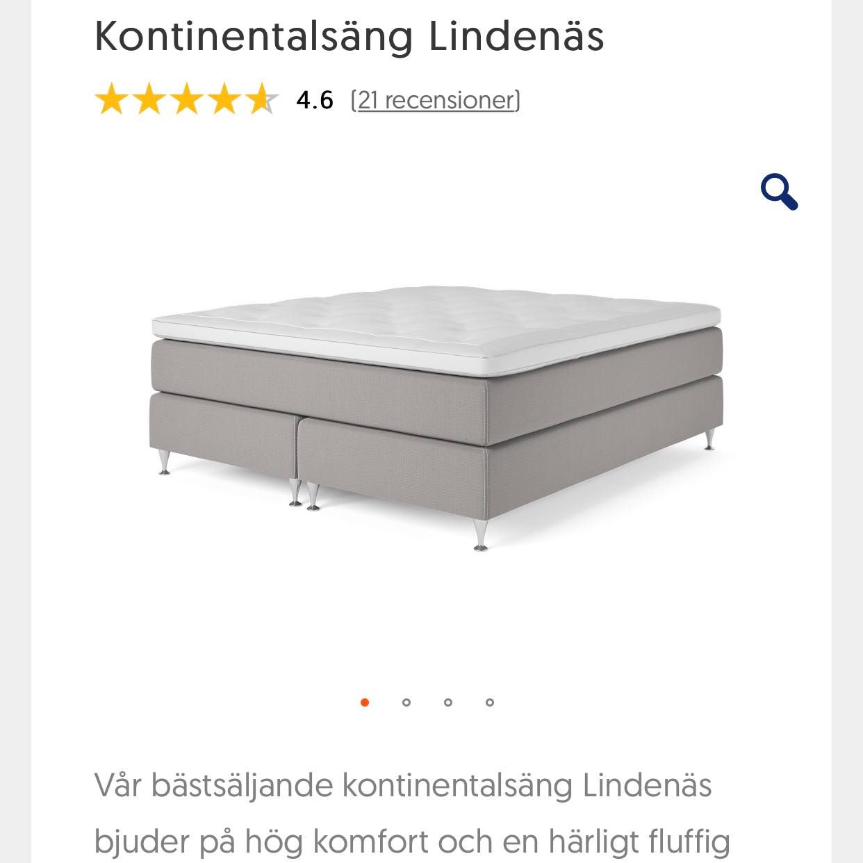 image of Leverera säng - 