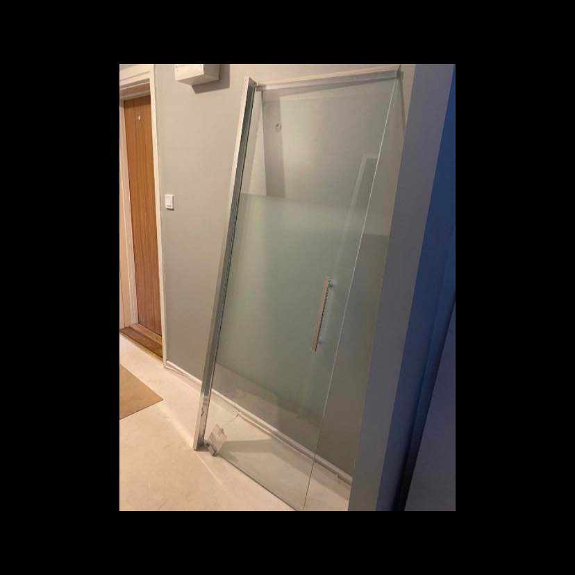 image of duschvägg, mått 188x76. - 