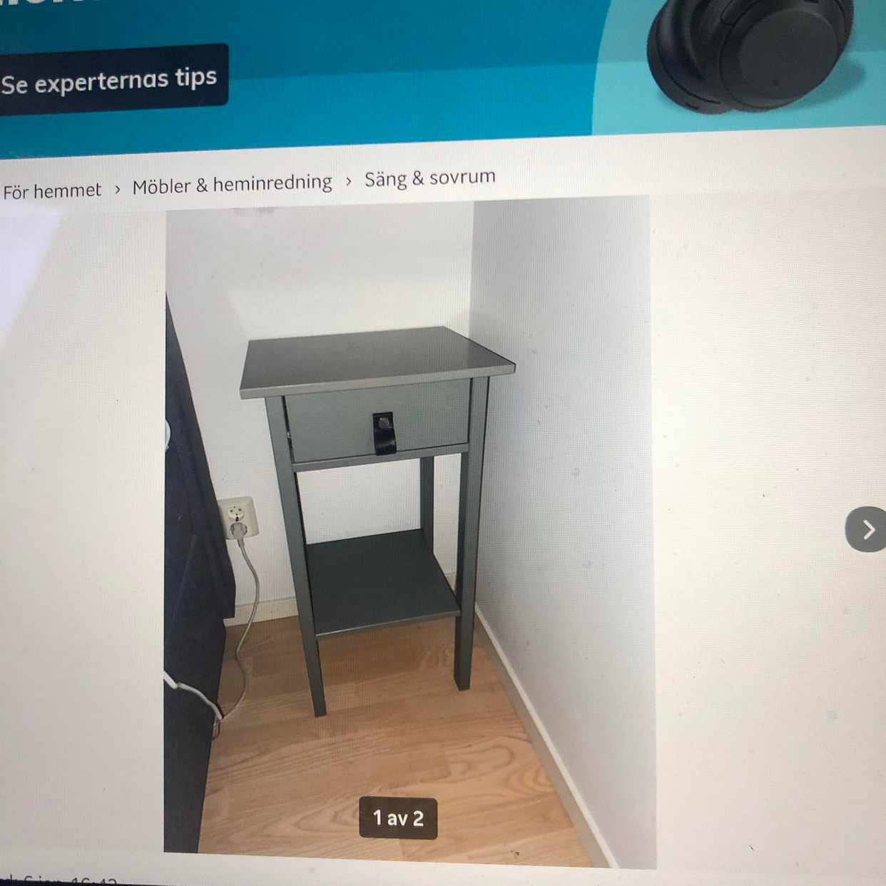 image of Två sängbord - 