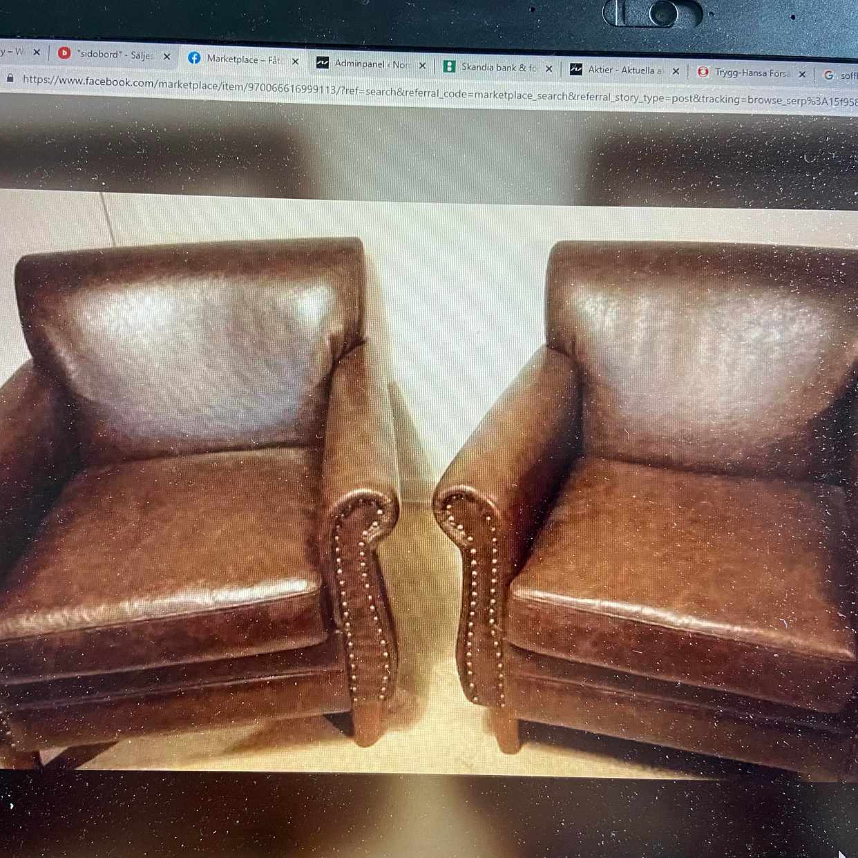 image of Två fåtöljer - 