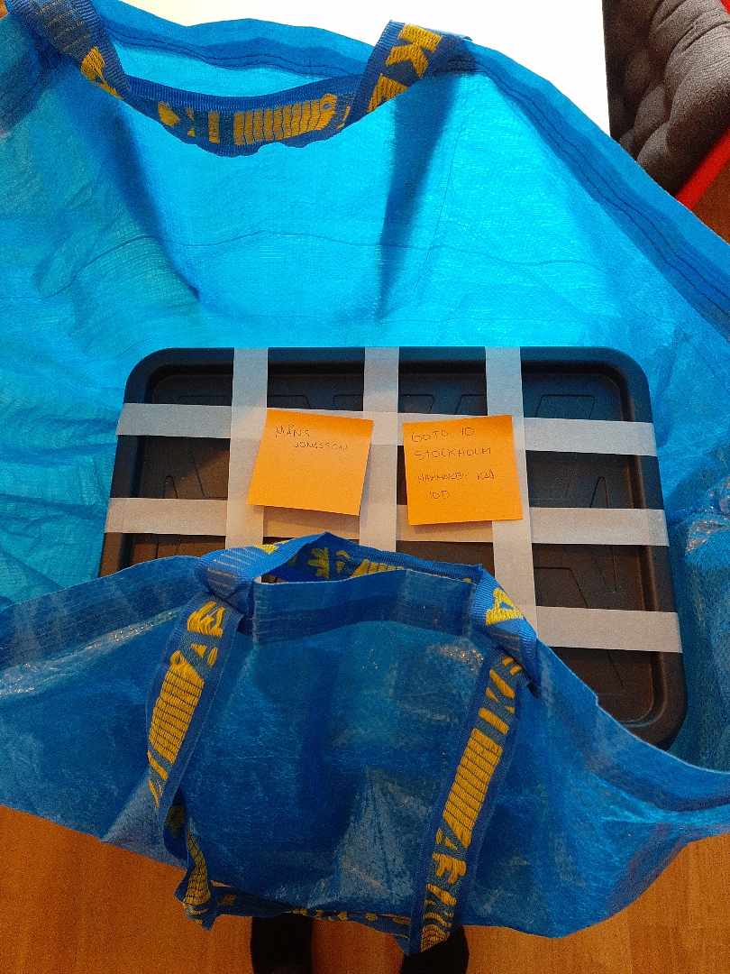 image of Move a box of cables - 