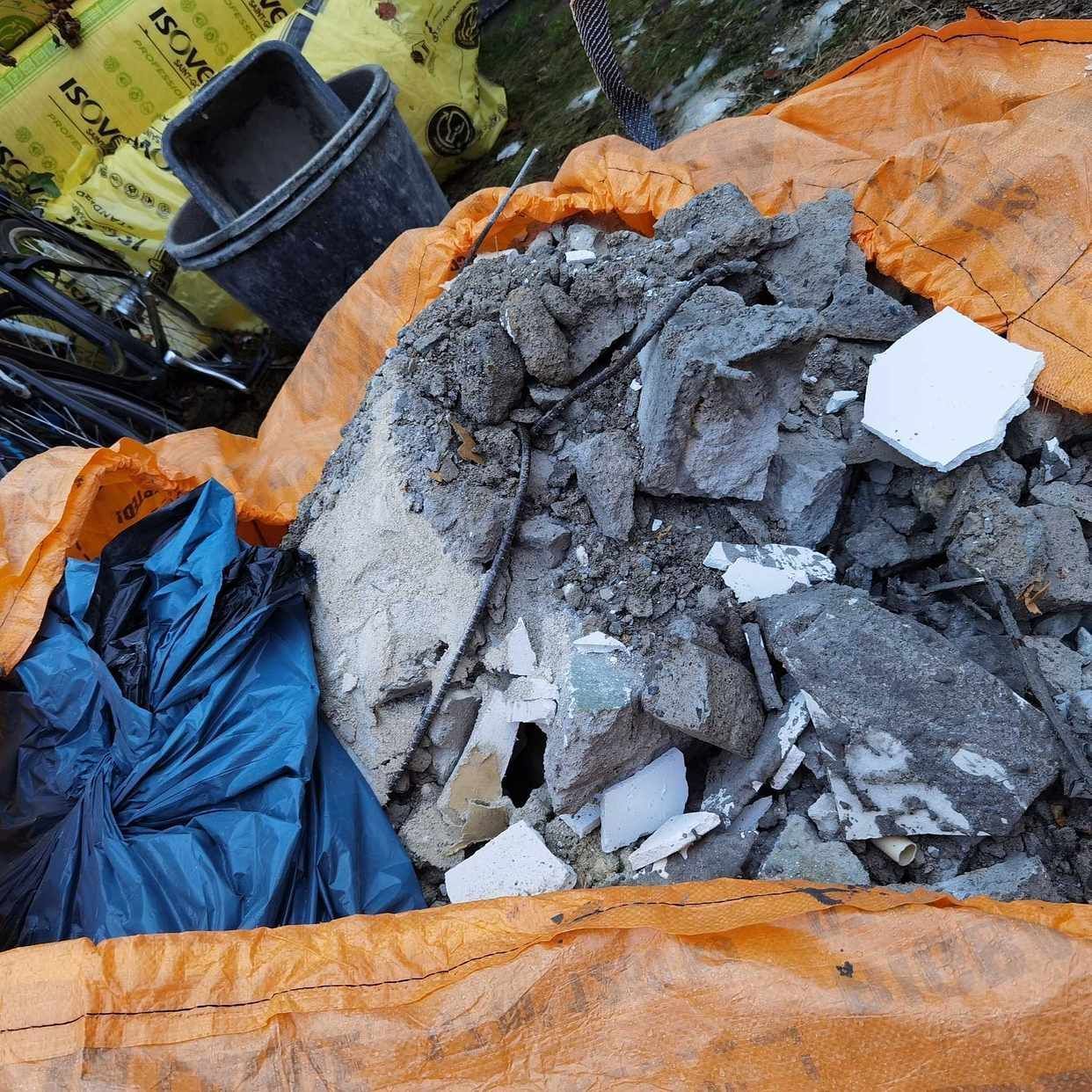 image of Bygbag med betong - Spånga