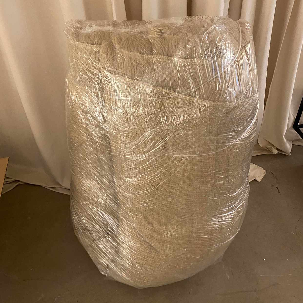 image of Inplastad stor pläd - 