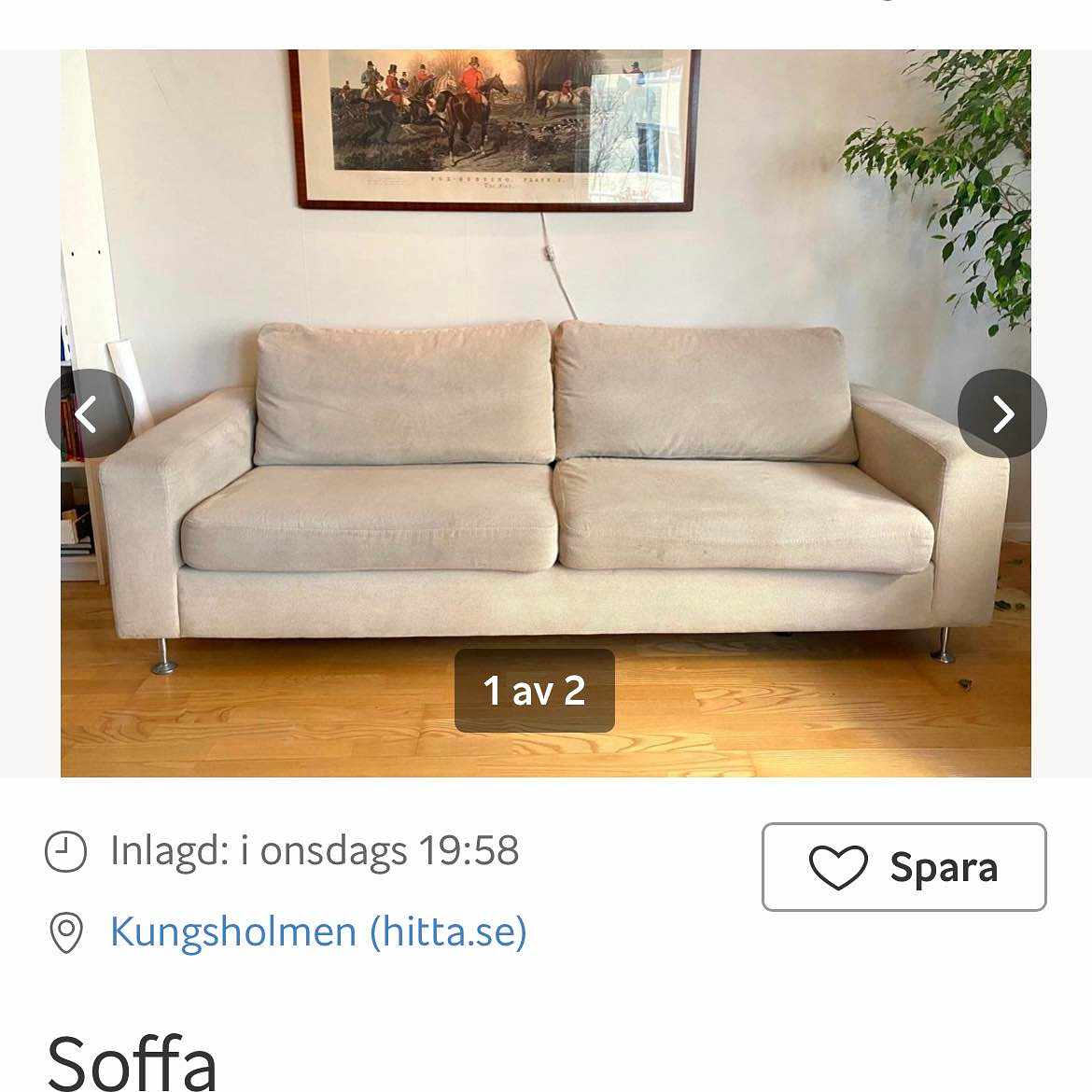 image of Flytta soffa - 