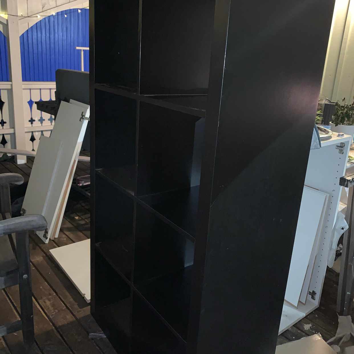 image of Expedit/Kallax Svart - Enskede