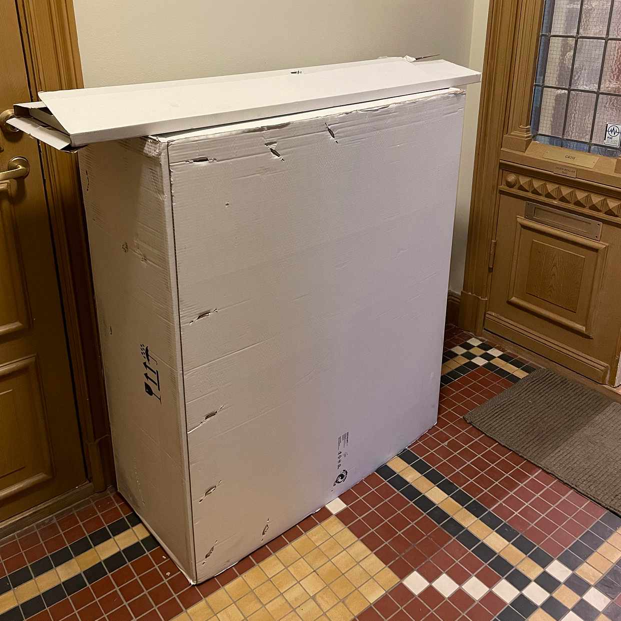 image of Cardboard box with mixed - Stockholm